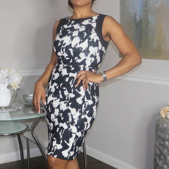 H&M Dresses & Skirts - H&M Dress | Black and White Sleek Dress